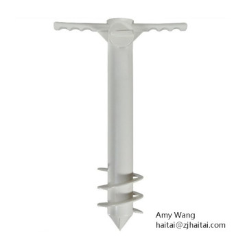 Popular fishing pole plastics beach umbrella sand anchor, sand anchor