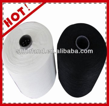 100% polyester spun yarn 50/2 and black color yarn