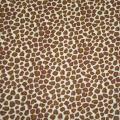grano leopardo di 100% cotone stampato tessuto di flanella, texture piacevole