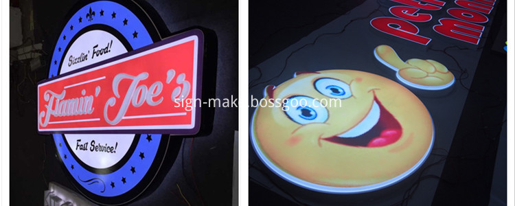 custom logo led signs