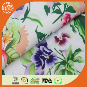 50d spandex printed polyester fabric chiffon