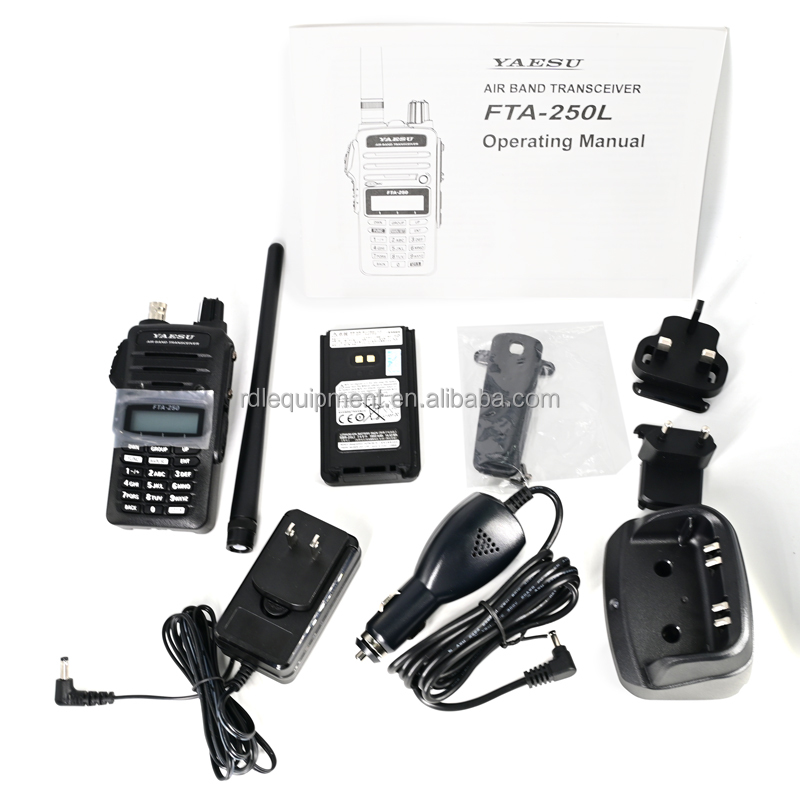 FTA-250L Comm-Only Aviation Transceiver VHF Air Band Walkie Talkie Long Range Waterproof Portable Radio