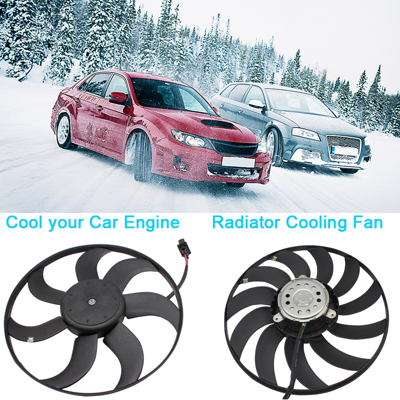 8K0959455G Electric Plastic Radiator Cooling Slim Fans For Motor For Audi A4L/Q5/B8/B9/Q3/A5/C7