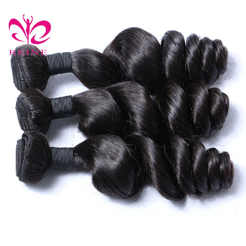Factory Vendor Virgin Brazilian Human hair bundle and closure, Wholesale 100% human hair extension Loose weave bundle