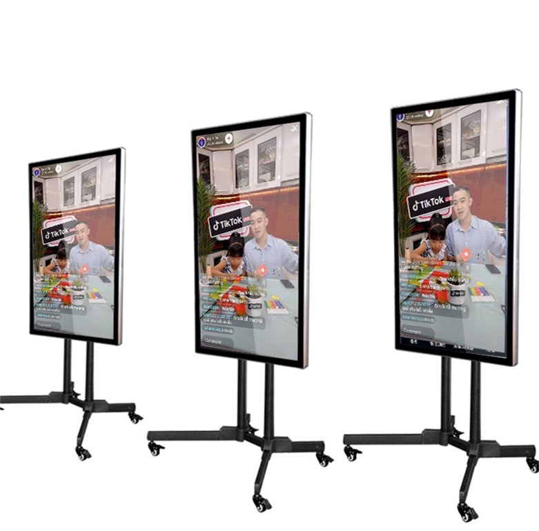 65-inch touchscreen videostreaming live-uitzending monitor