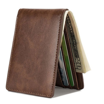 Luxury Rfid Short Slim Wallet Leather for Men