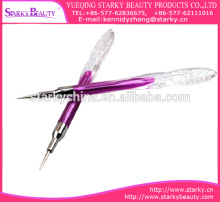 Professional acrylic handle nail art dotting tools and brushes set