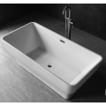 Vasca da bagno freestanding in acrilico bianco per lavatrice da interno