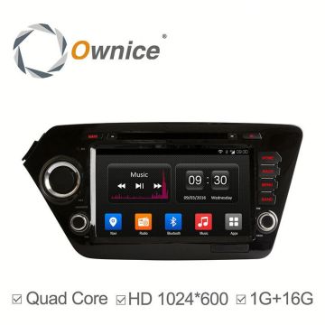 quad core Android 4.4 Ownice C300 car DVD for Kia Rio K2 support OBD Bluetooth PHONEBOOK RDS