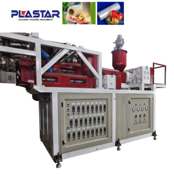 automatic vacuum liquid filling packing film extruder machine