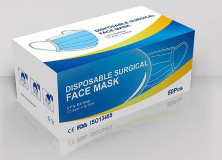 Disposable Earloop Protective Medical Surgical Face Mask Ce/FDA