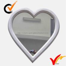 Heart shape wooden decorative accent Mirror