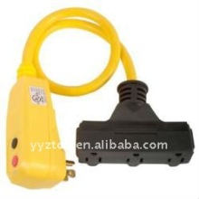 GFCI Extension Lead TO 3X NEMA 5-15R socket