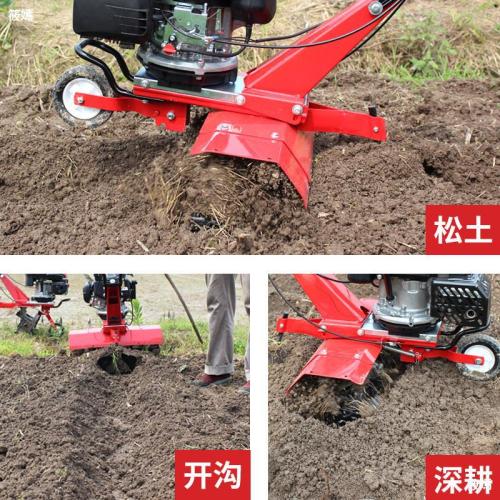 196cc bensin Mini Power Tiller med 6 blad