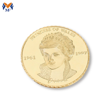 Compre un nuevo diseño de moneda de oro en inglés