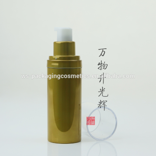 Clear Package Pump Bottle Airless Plastic Package For Cosmetic