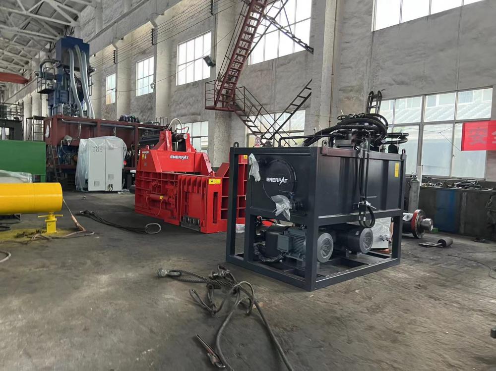 Enerpat Aluminum Cans Steel Shavings Compactor Baling Press