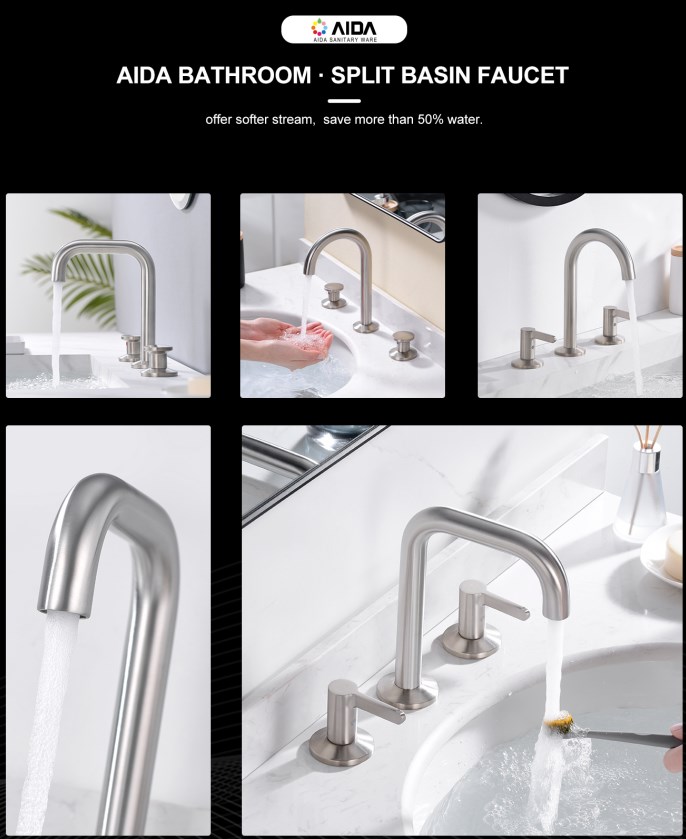 widespread basin faucet