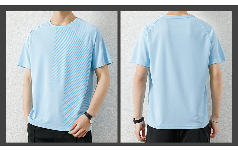Дышащая короткая футболка из сетки большого размера Large Size Mesh Breathable Short T-shirt