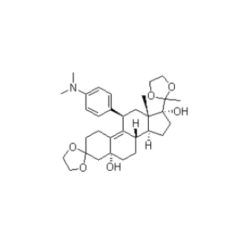 Acetato de Ulipristal de Alta Pureza Intermediarios CAS 126690-41-3