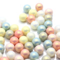 Günstige Großhandelspreis 6MM 8MM 10MM Acryl Runde AB Beschichtung Kugel Perlen Kunststoff Loose Spacer Perlen Für Schmuckherstellung Lieferungen