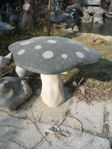 Garden Decorative Stone Mushrooms