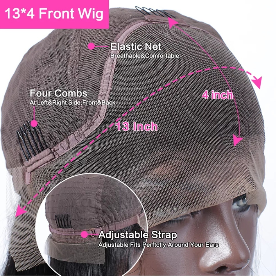 Highlight Human Hair HD Lace Front Wig Vendors Full Transparent Lace Frontal Wigs Bleached Knot Natural Hair Wig For Black Women
