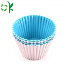 Molde para hornear flexible de muffin de postre de silicona