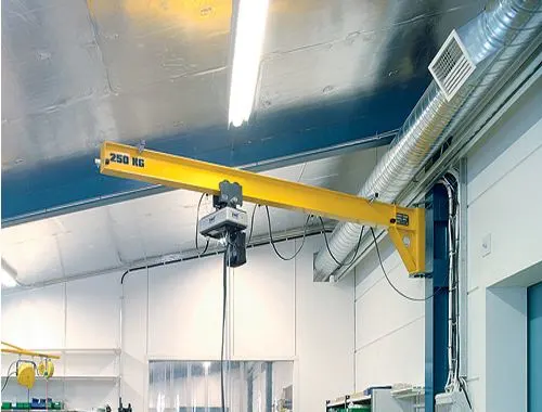 Workshop Wall Mounted Jib Crane with Demag Quality