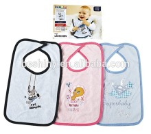 20*40cm 200g terry cloth embroidered baby bibs