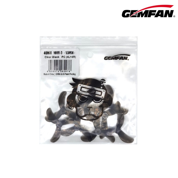 1608-3 Clear Black package 1608-3 Clear Black package