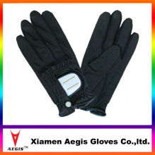 cool design cabretta leather black Colored Golf Glove,colored golf gloves supplier,black golf gloves
