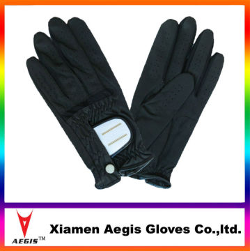 cool design cabretta leather black Colored Golf Glove,colored golf gloves supplier,black golf gloves