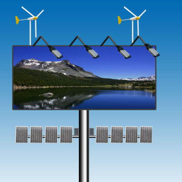 DC12V DC24V system AUTO 10w-80w solar lighting for advertising billboard