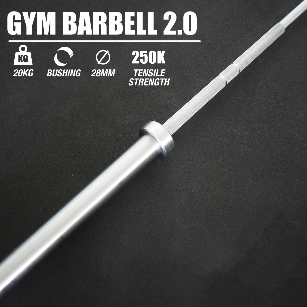 High Standard Black Zinc Barbell/Weight Lifting Bar/Hard Chrome Barbells