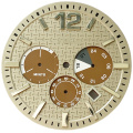 Chronograph Watch dial with stamped pattern