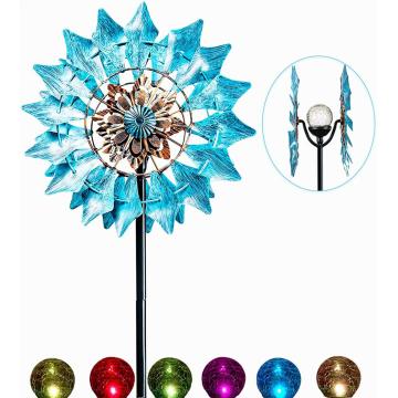 Multi Color Seasonal Solar Wind Spinner