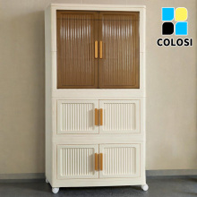 Foldable Magnetic Door Storage Cabinet