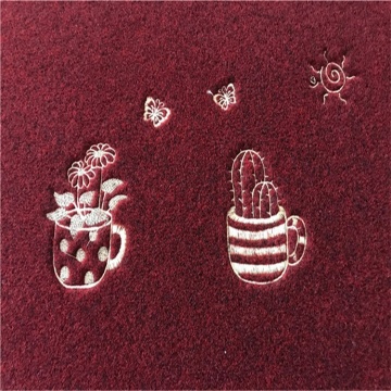 Hot style indoor outdoor floor mats embroidery