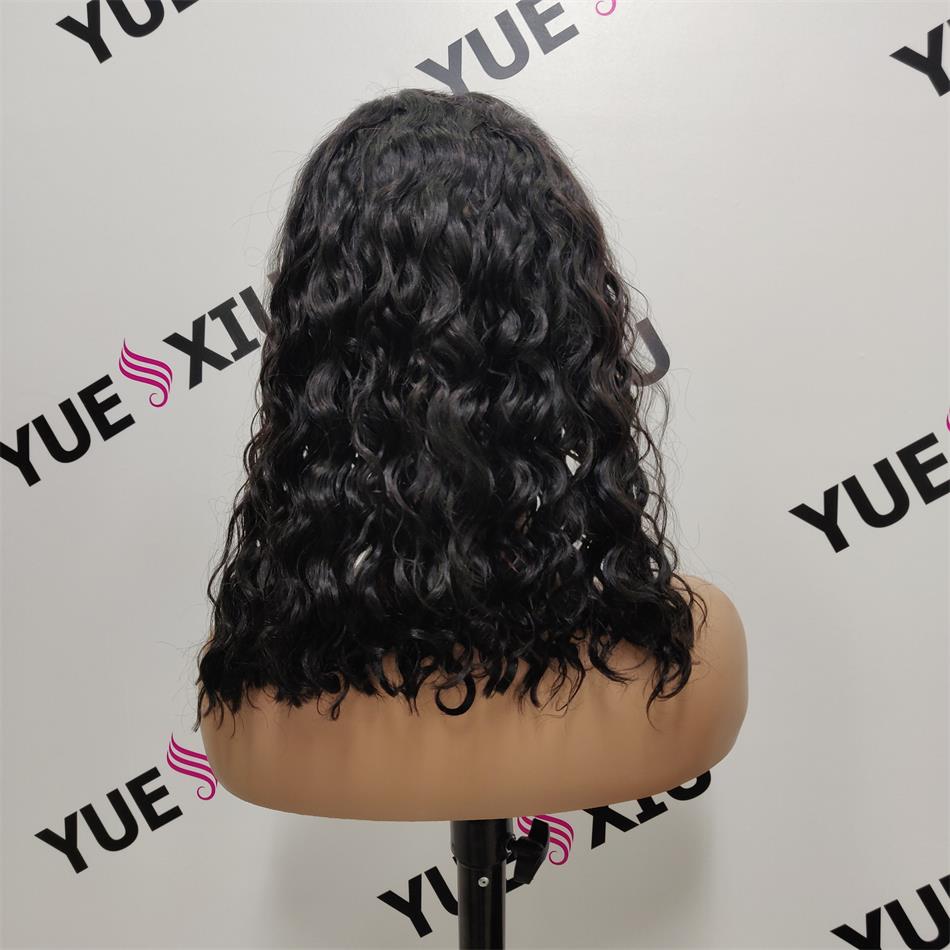 Water Wave BOB Lace Front Wigs Natural Color Hair Wig  With 4*4 13*4 Frontal for Black Women