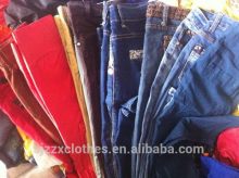 Europe used jeans for lady used clothing