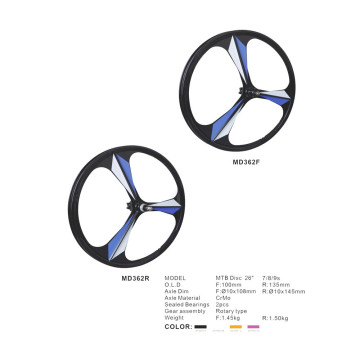 Penjualan Panas Roda MTB Disc 26 &quot;7/8 / 9s