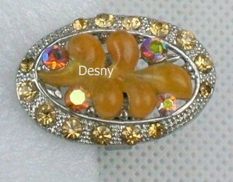 Cluster Gold Costume Unisex Western Jewelry Custom Finger Ring With Crystal Main Stone Oem