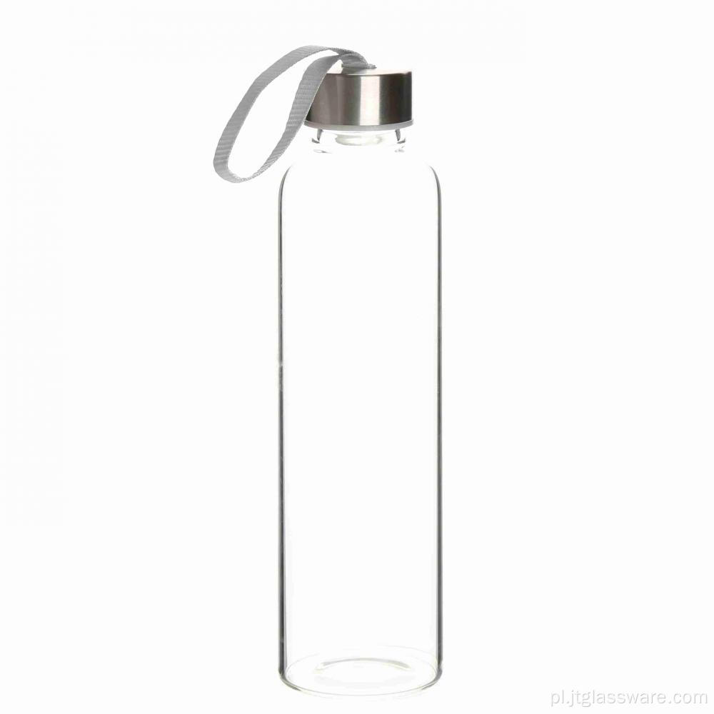 Bezpieczne przenoszenie szklanej butelki na wodę pyrex dla dzieci