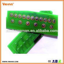 Customized green color universal PCB board assembled with metal domes