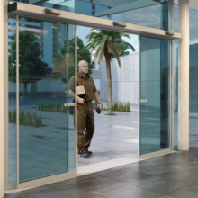 Commercial entrance japan style softclose automatic doors