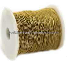 Fashion High Quality Metal Brass Diamond Cutting Ball Chain