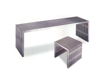 Amici Stainless Steel Bench