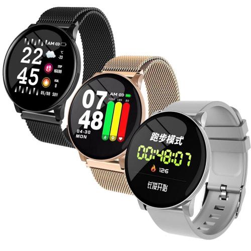 W8 Sport Smart Watch Armband Rond Bluetooth Waterdicht