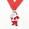 Joyeux Noël Belle médaille de Père Noël personnalisée